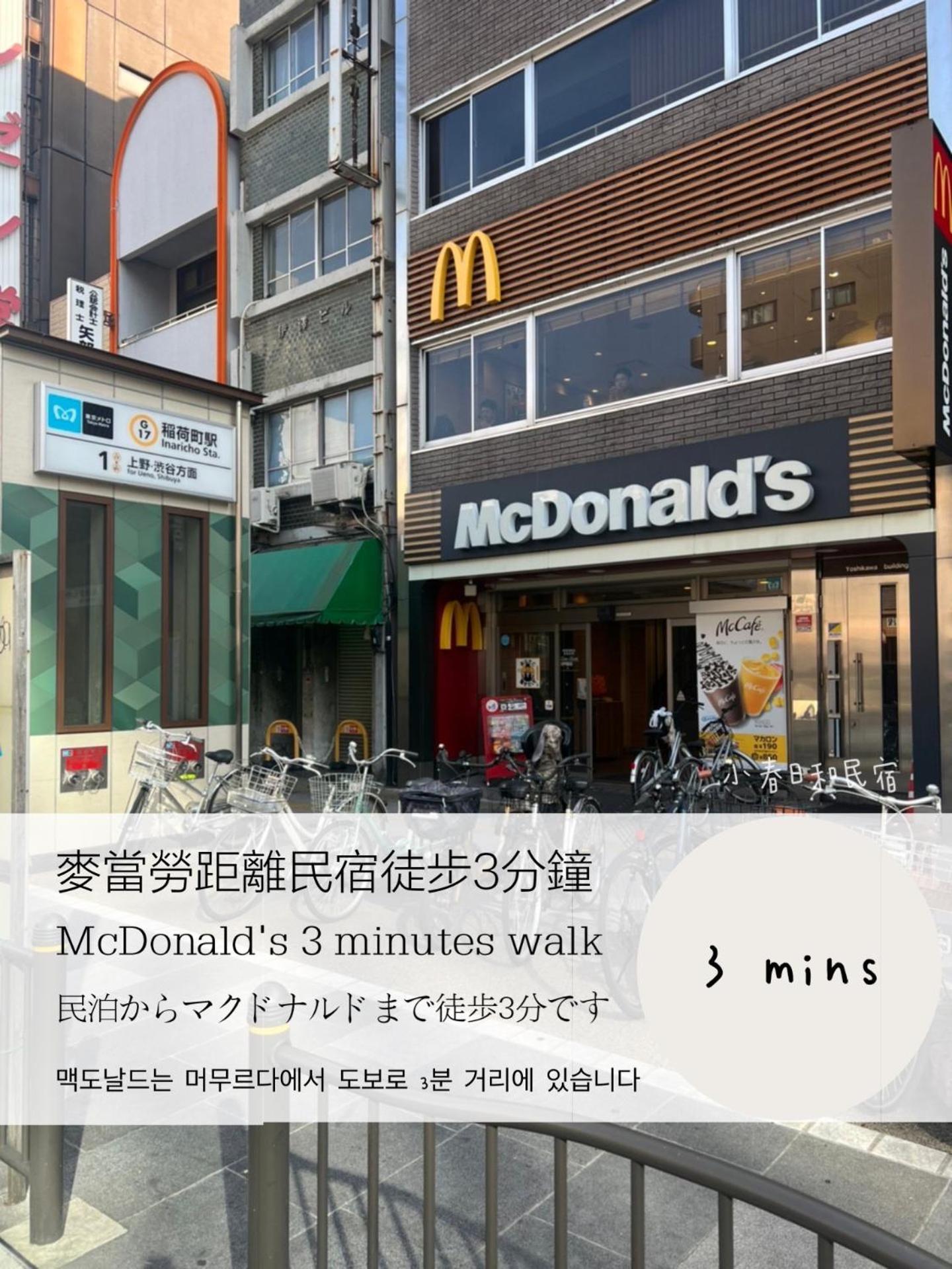 Tokyo小春日和i上野ueno9分鐘i 稻荷町 いなりちょう3分鐘 I 上野稻荷町初日包棟民宿 Exteriér fotografie
